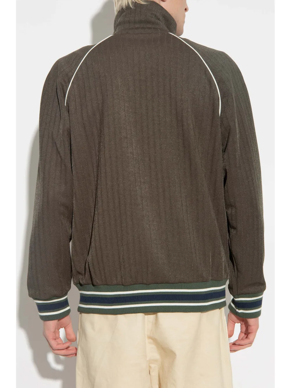 Golden Goose Trainingsjack met logo-applicatie Bruin