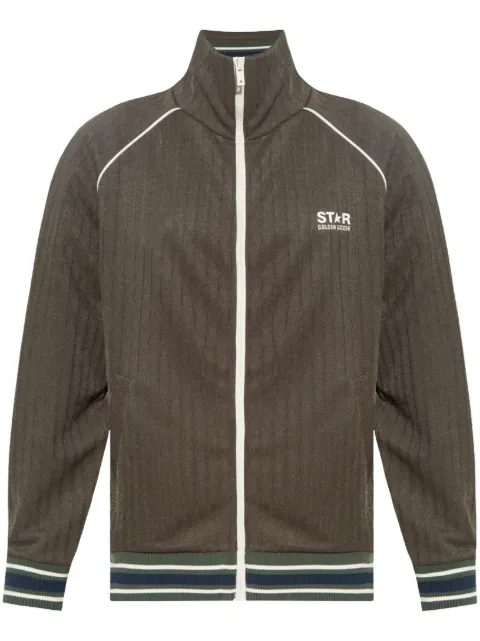 Golden Goose logo-appliqué track jacket