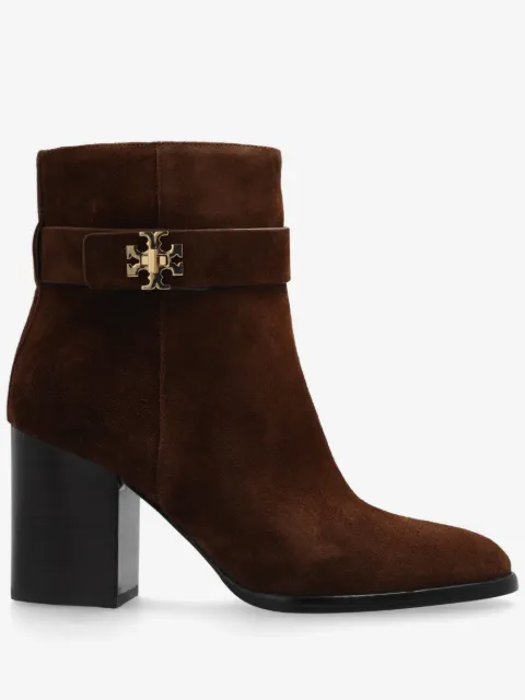 Tory Burch botines con placa del logo y tacón de 90mm
