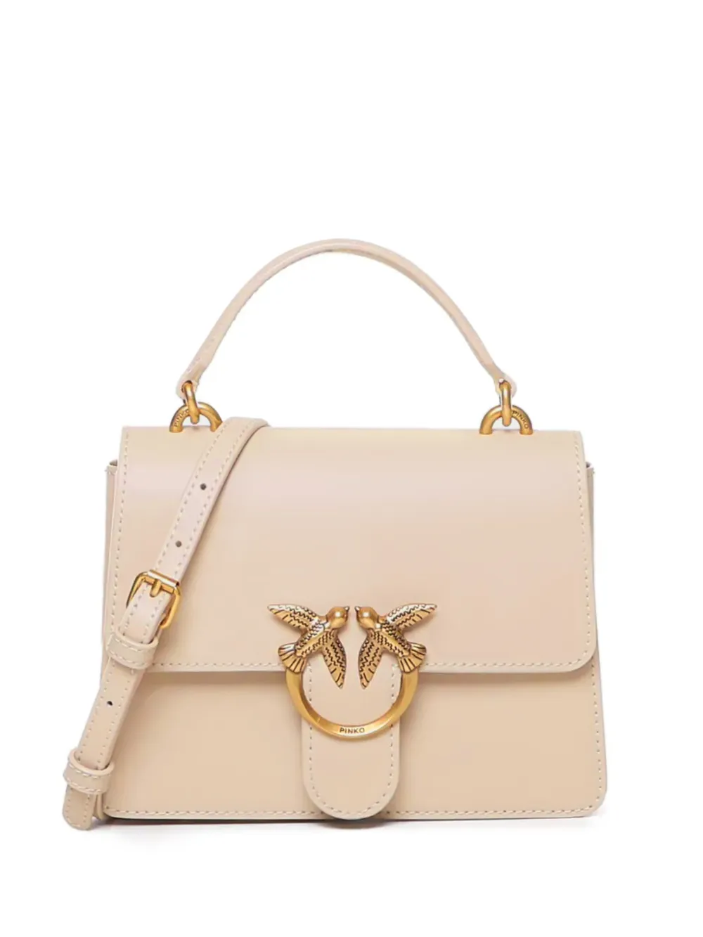 PINKO Love One klassieke shopper Beige