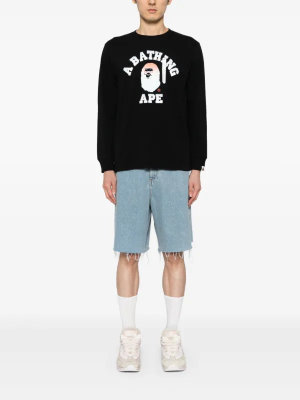 A BATHING APE® ロゴ Tシャツ | ブラック | FARFETCH JP
