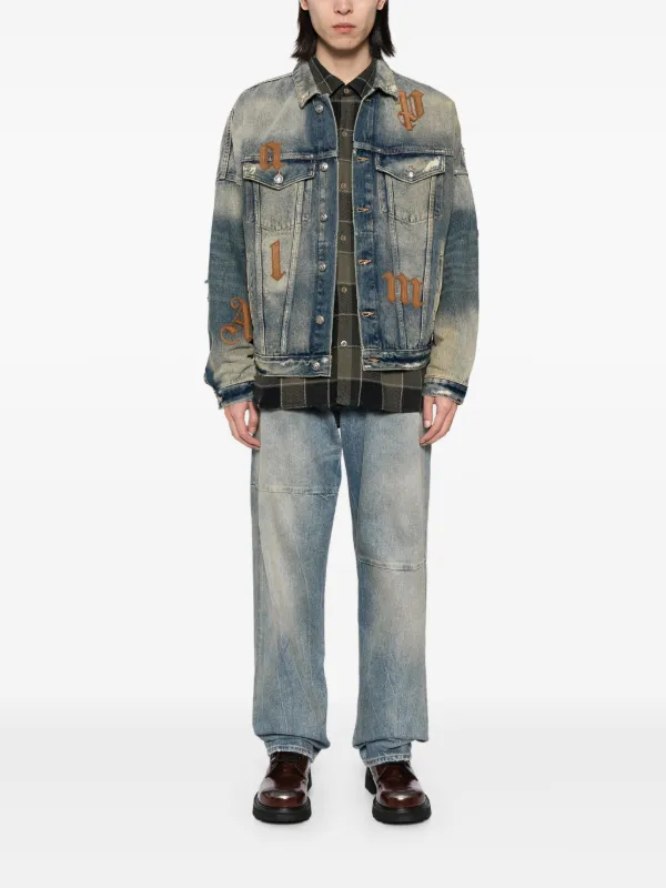 定価9万 palm angels 21ss デニムジャケット - メルカリ