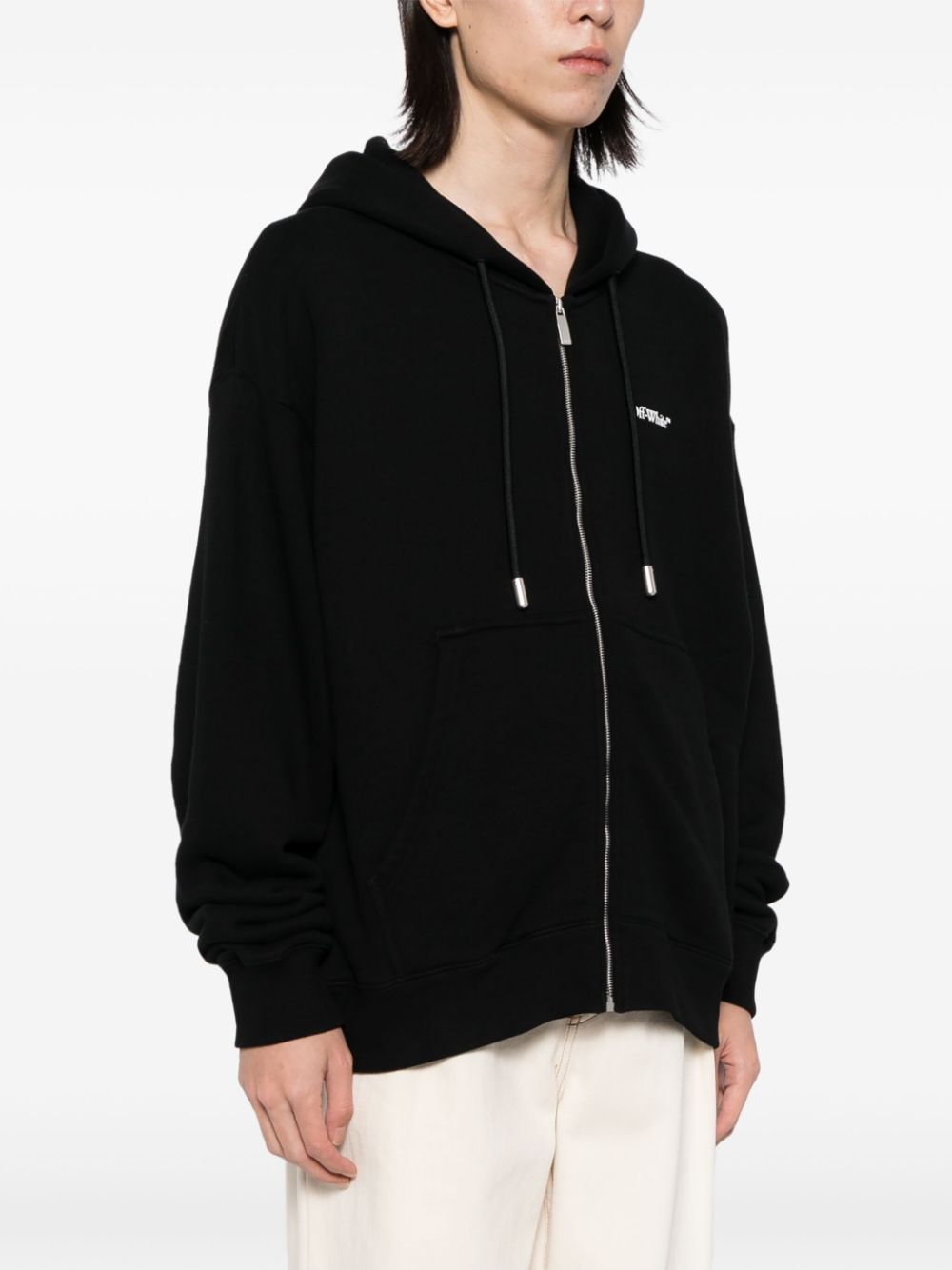 Off-White graphic print hooded jackets Men