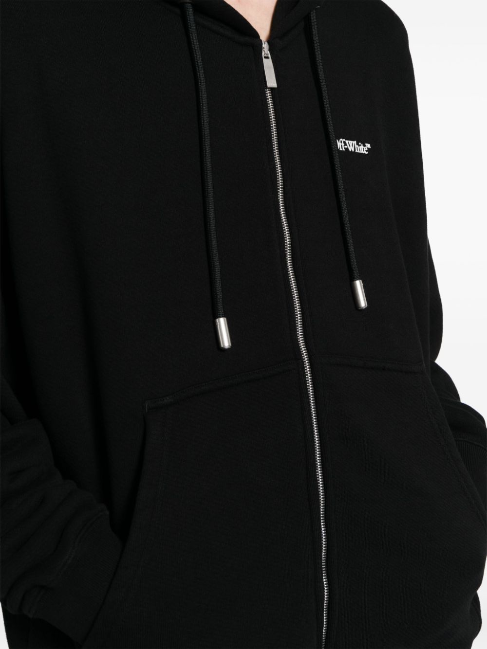 Off-White graphic print hooded jackets Men