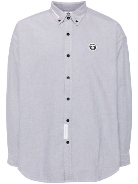 AAPE BY *A BATHING APE logo-patch long-sleeves shirt Men