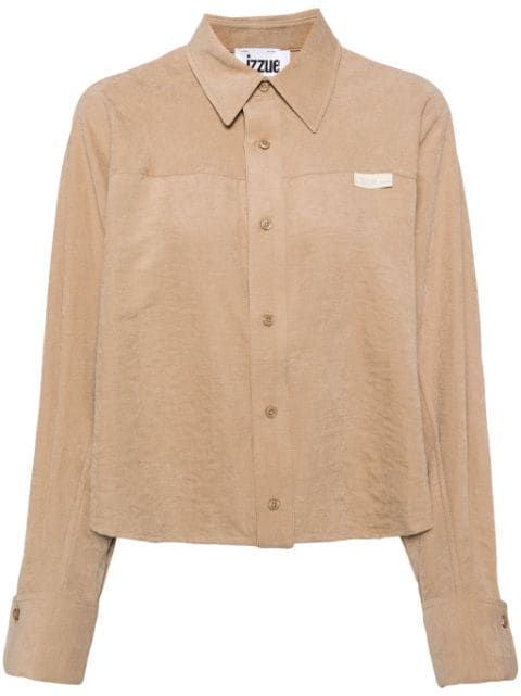 izzue button-up long-sleeves shirt