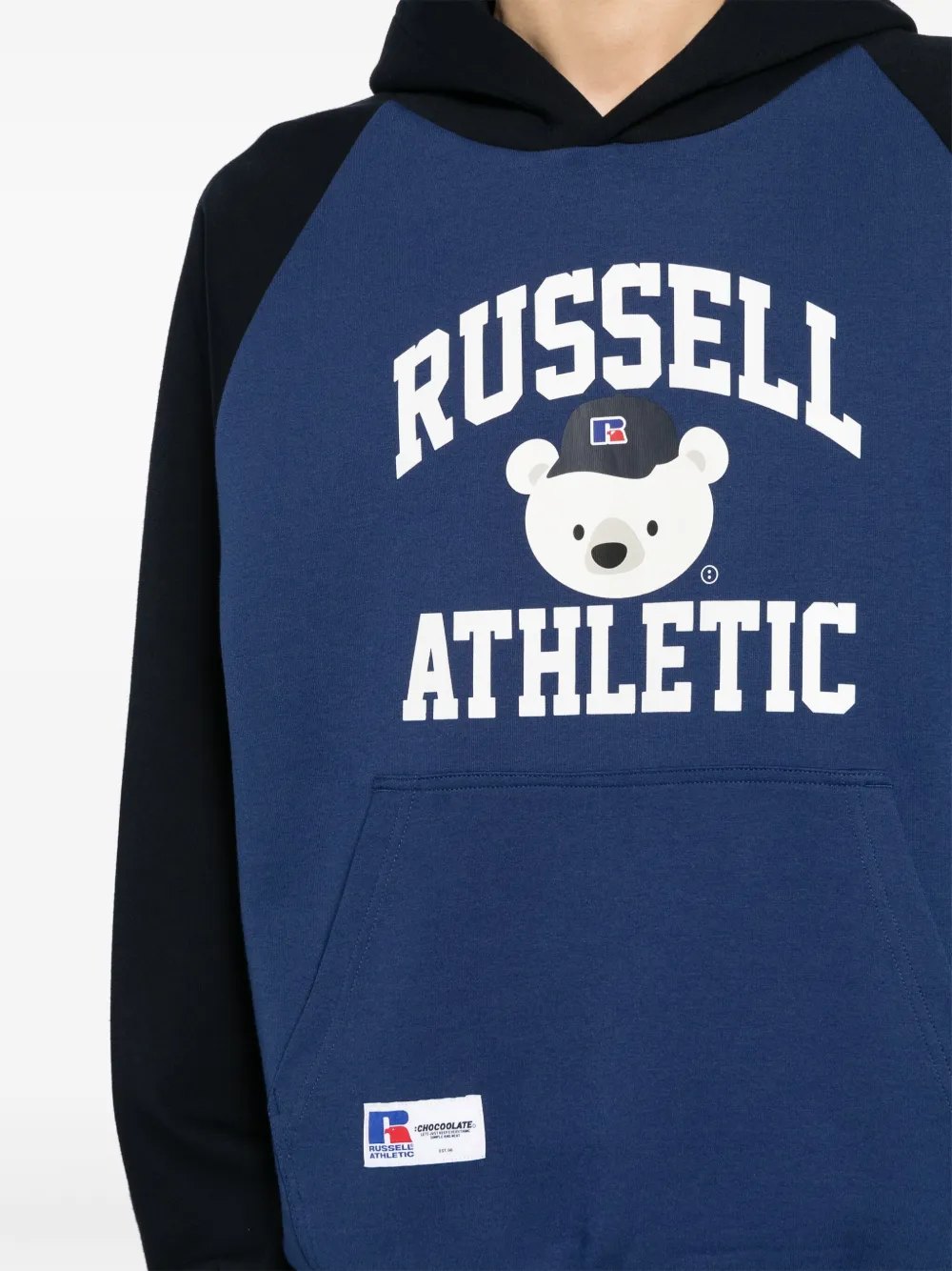 CHOCOOLATE Hoodie met logoprint Blauw