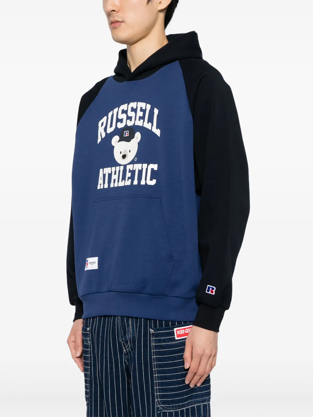 CHOCOOLATE Hoodie met logoprint Blauw