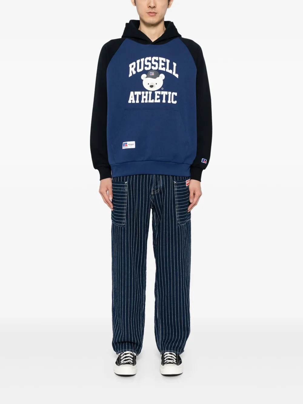 CHOCOOLATE Hoodie met logoprint - Blauw