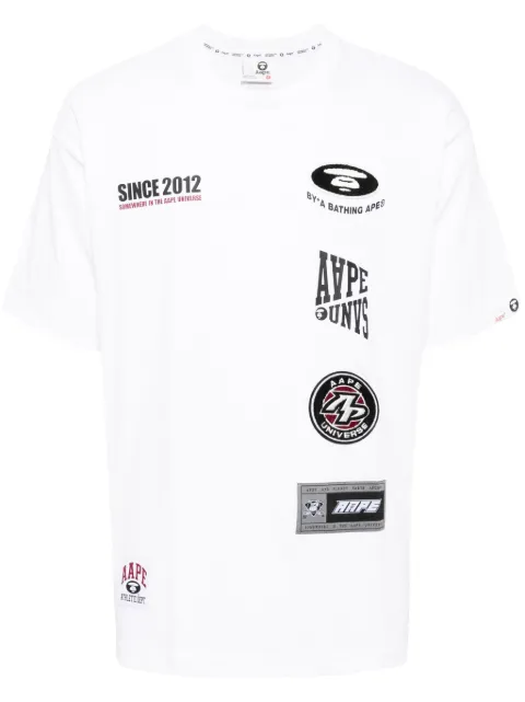 AAPE BY *A BATHING APE® Moonface logo universe T-shirt
