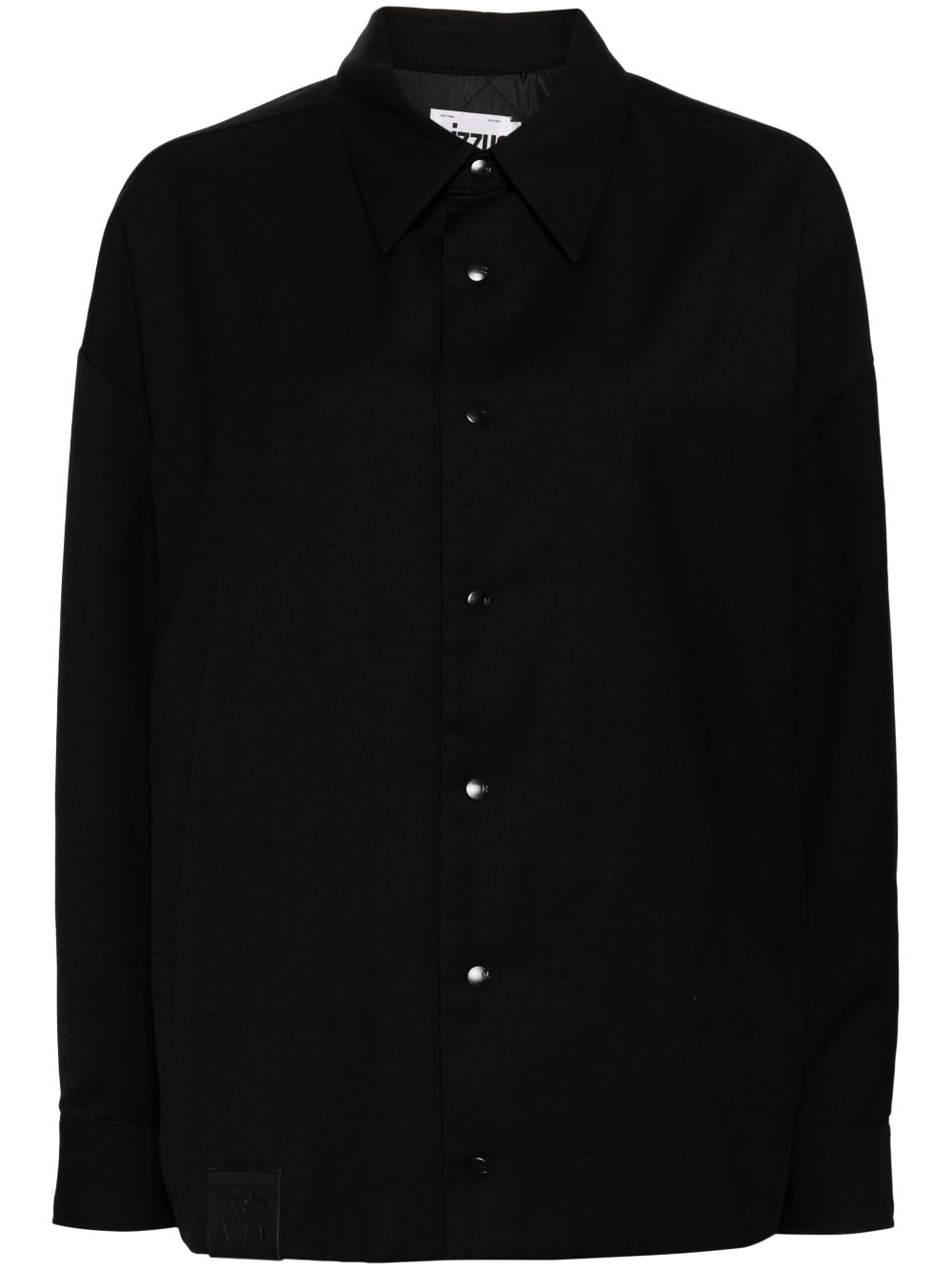 izzue shirt jacket - Black