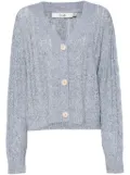 b+ab cable knit cardigan - Blue