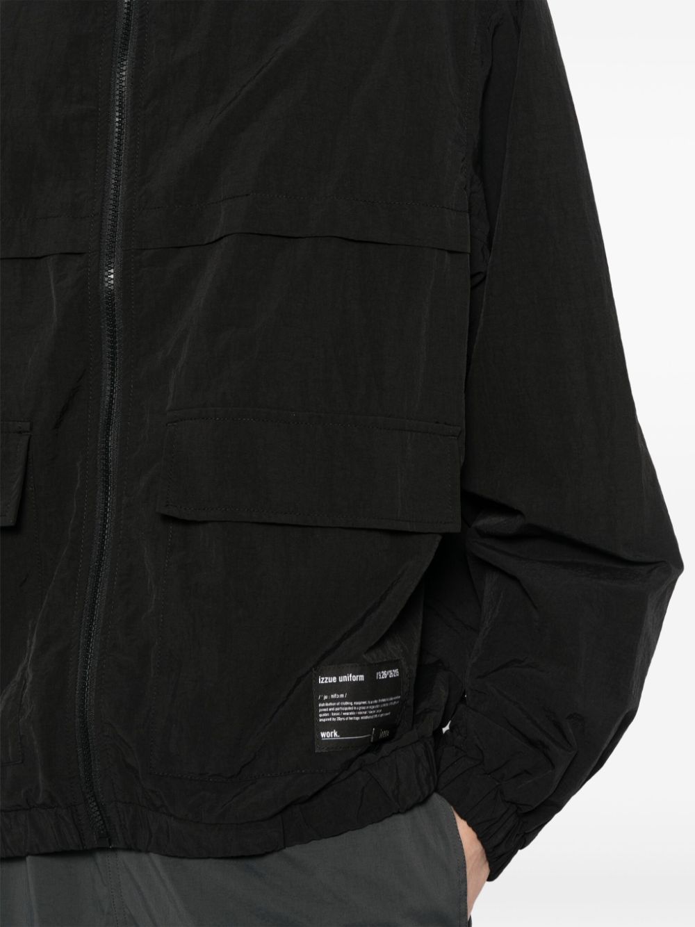 Shop Izzue Zip-fastening Jacket In Black