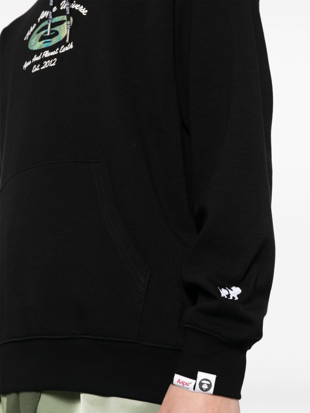 AAPE BY *A BATHING APE logo print hoodie Men