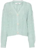 b+ab cable knit cardigan - Green