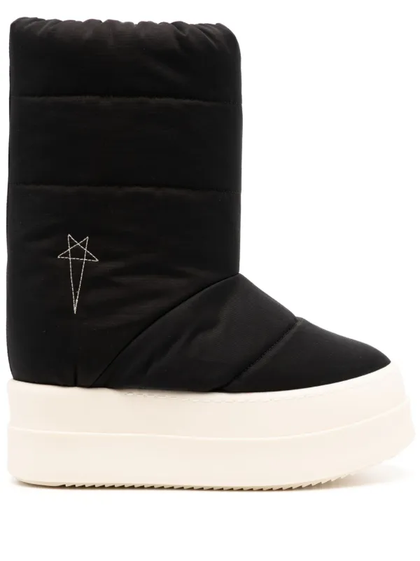 Rick Owens DRKSHDW ダブルパンパー ブーツ | ブラック