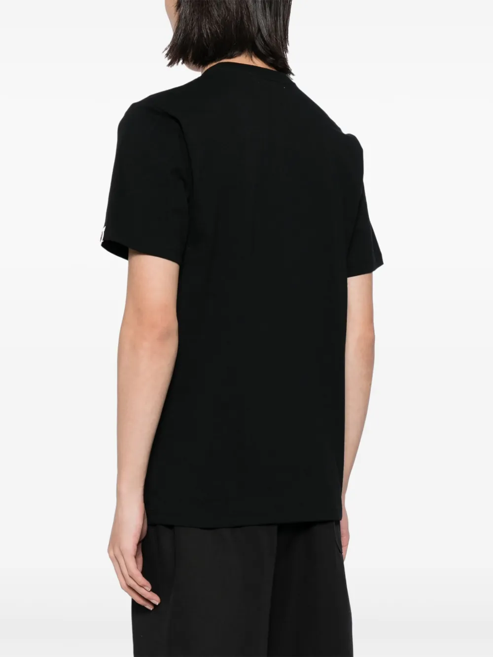 A BATHING APE T-shirt met logoprint Zwart