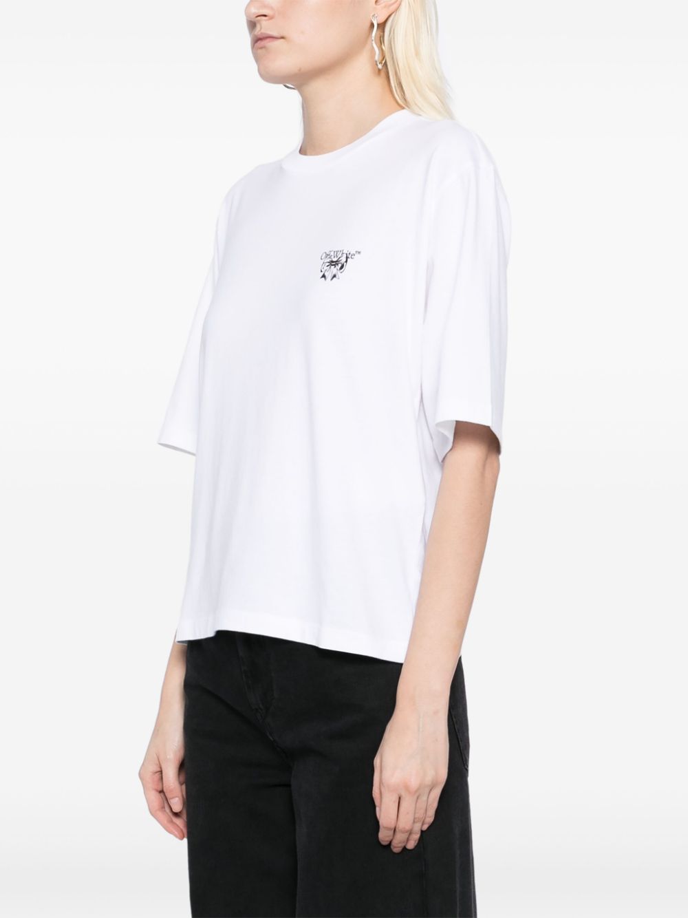 Off-White logo print t-shirt Women