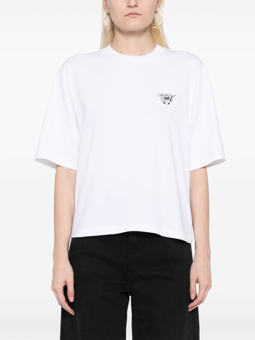 Off-White logo print t-shirt Women