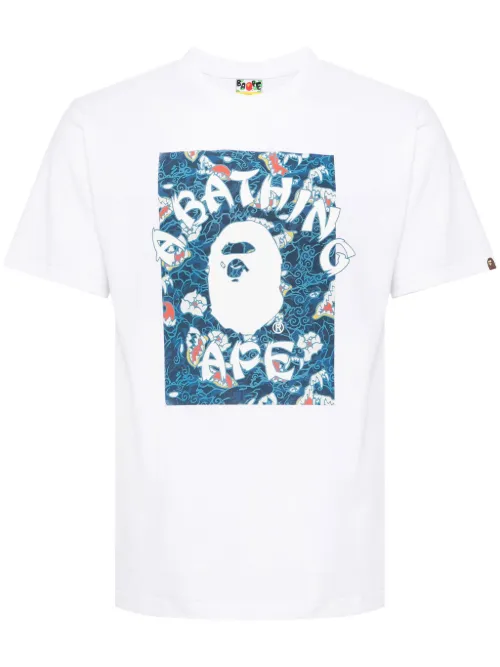 T-shirt Japanese à imprimé camouflage - A BATHING APE® - Modalova