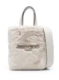 Jimmy Choo small Lenny North-South tote bag - White