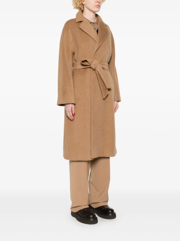 Herno ベルテッド コート | ニュートラル | FARFETCH JP