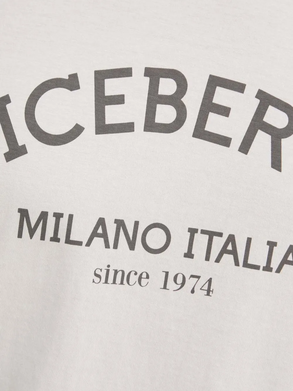 Iceberg T-shirt met logo Beige