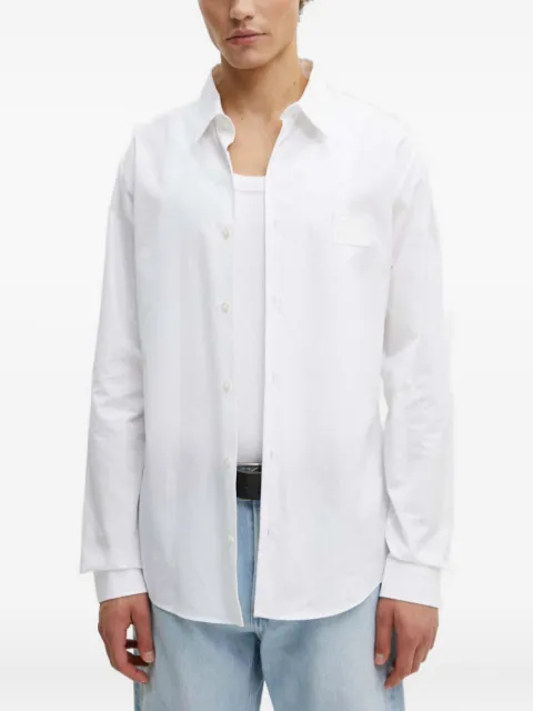 Iceberg logo-patch long-sleeve shirt