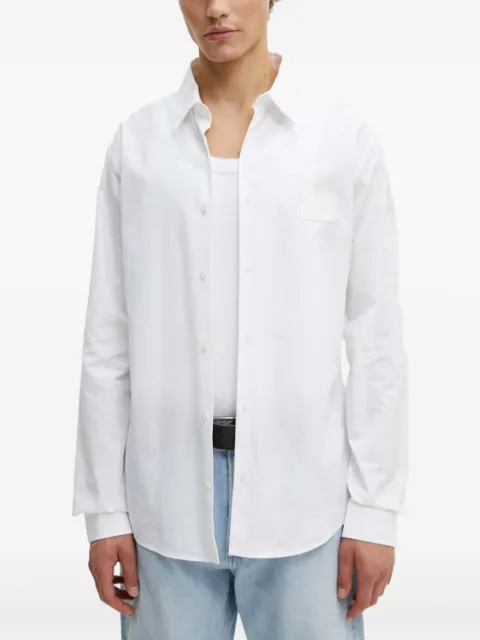 Iceberg logo-patch long-sleeve shirt