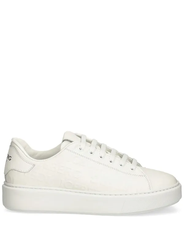 Iceberg Leather Sneakers | White | FARFETCH OM