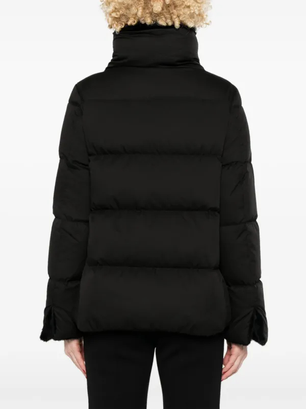 Herno faux-fur Collar Puffer Jacket | Black | FARFETCH