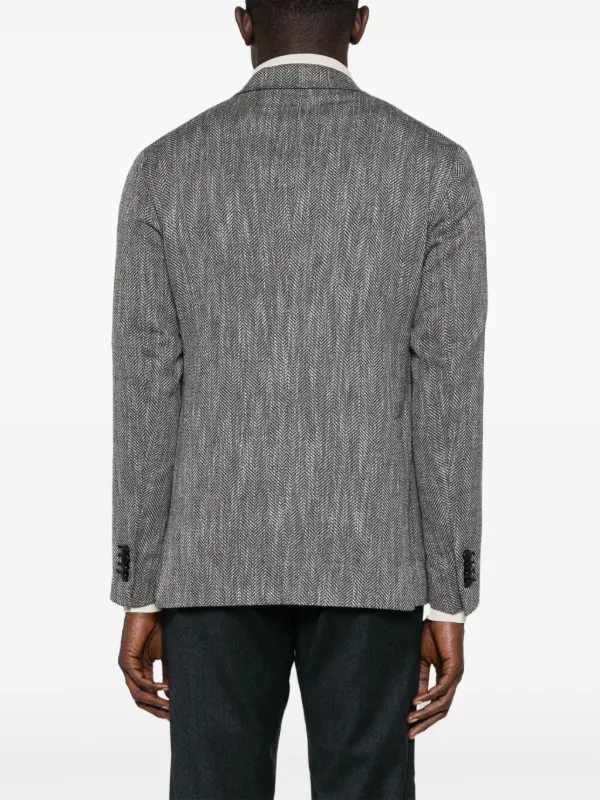 Tagliatore ブローチディテール ジャケット | ブラック