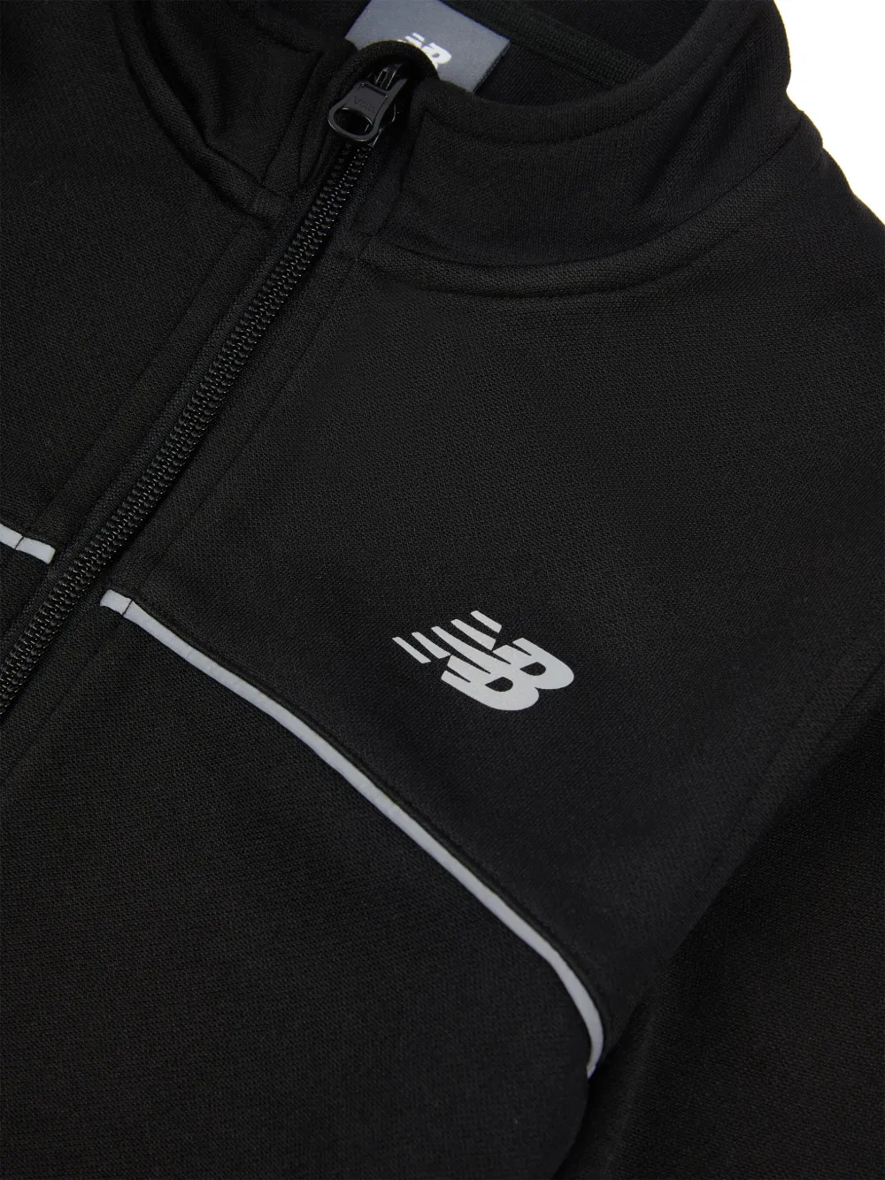 New Balance Kids Sweater met logoprint Zwart
