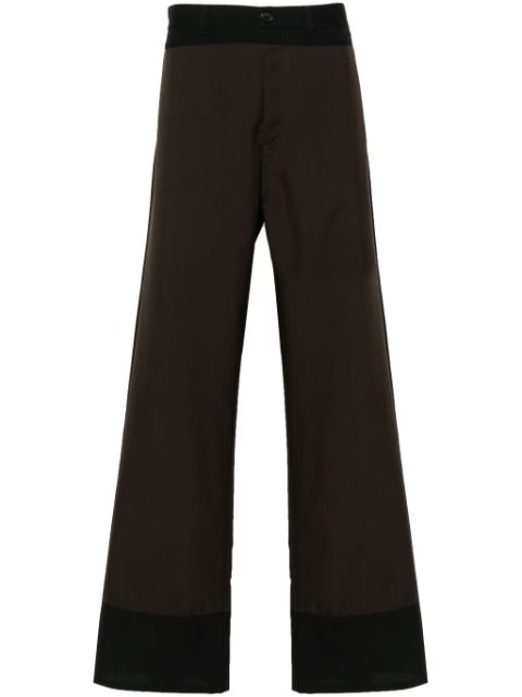 Marni two tone-design trousers Men