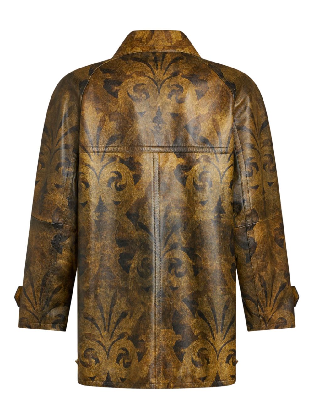 ETRO printed leather jacket Men