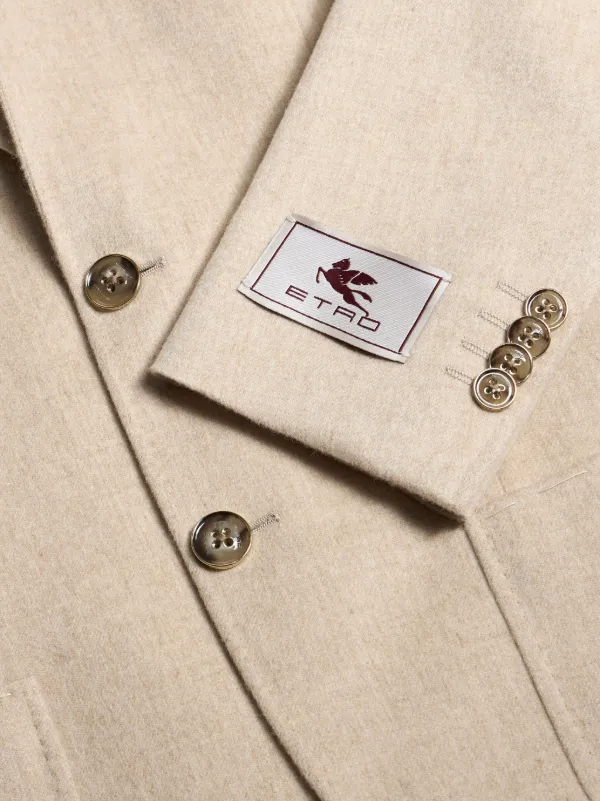 ETRO カシミア ジャケット | ニュートラル | FARFETCH JP