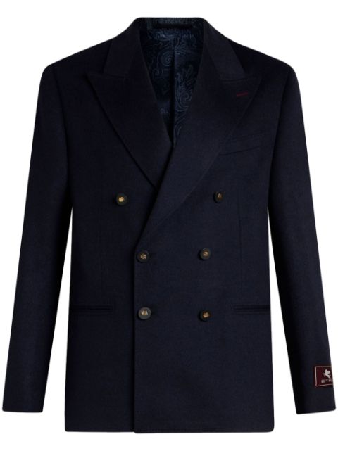 ETRO double-breasted cashmere blazer Men