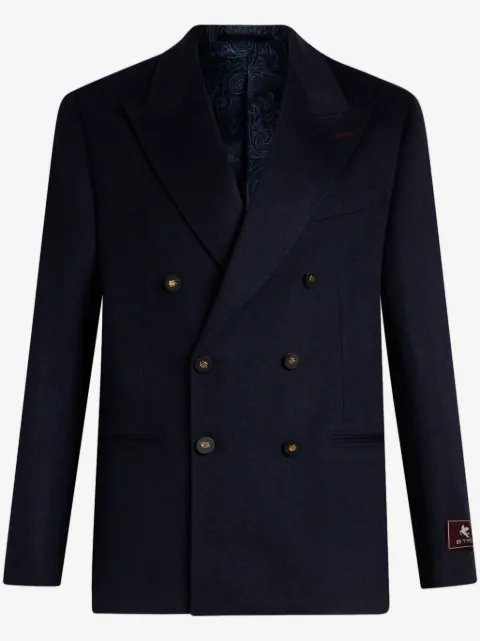 ETRO double-breasted cashmere blazer