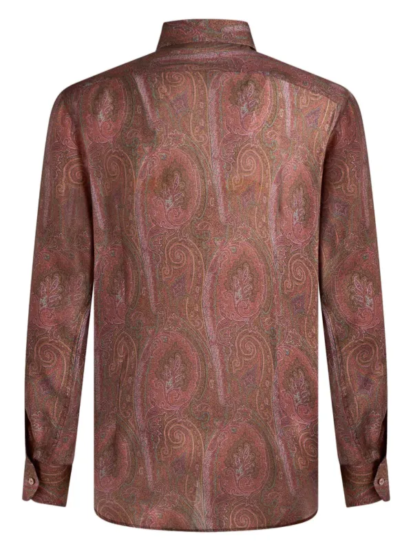 お値下げ、エトロ、とても素敵で変わったデザインです。 ETRO ペイズリー シャツ | レッド | FARFETCH JP