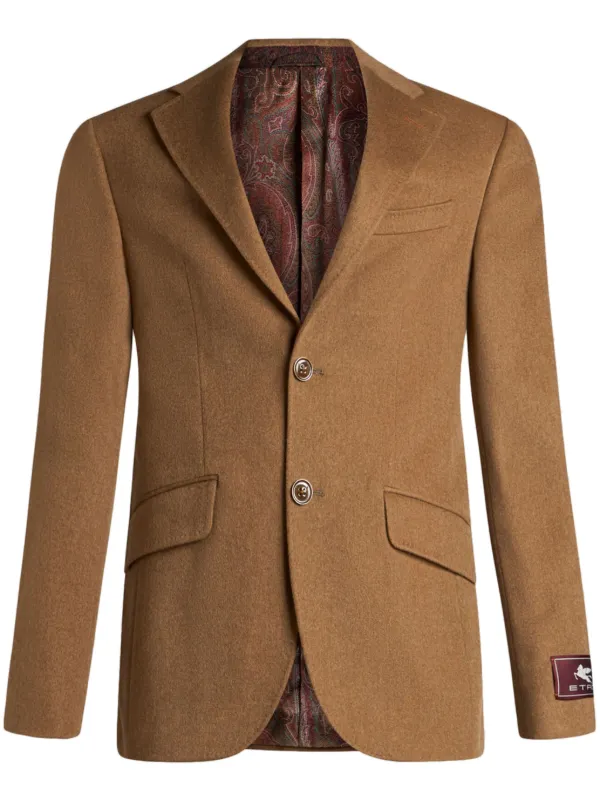 ETRO カシミアジャケット ETRO カシミア ジャケット | ブラウン | FARFETCH JP