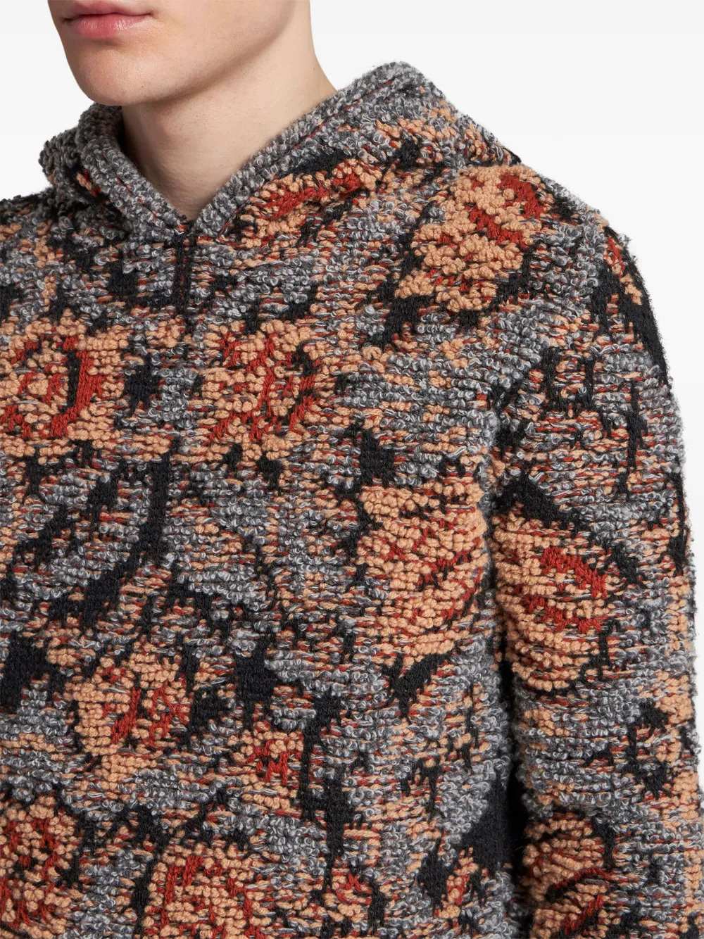 ETRO Hoodie met abstracte print Grijs