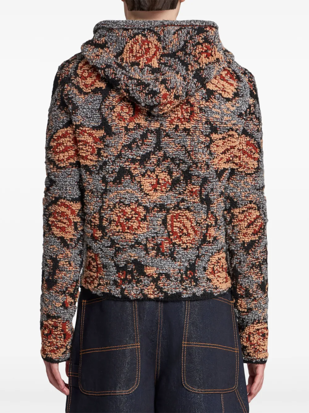 ETRO Hoodie met abstracte print Grijs