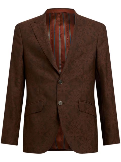 ETRO patterned-jacquard blazer Men