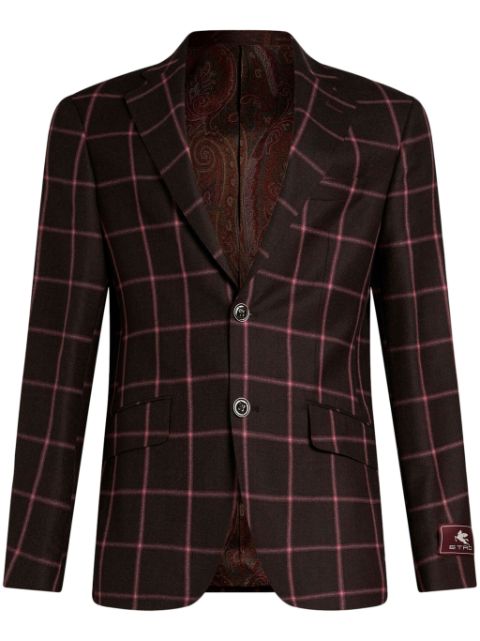 ETRO checked jacquard blazer Men