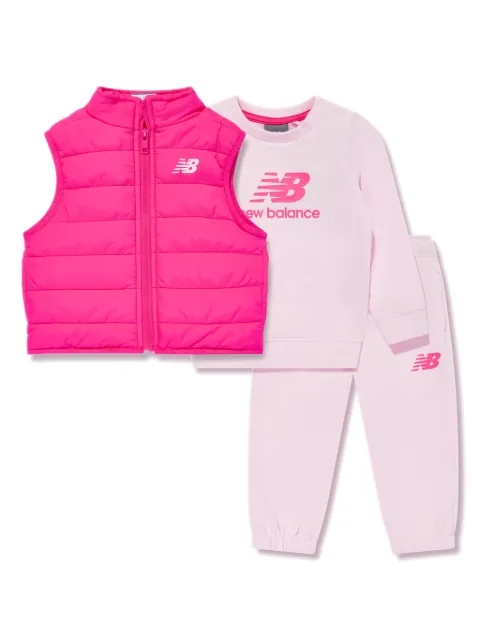 New Balance Kids logo-print tracksuit (set of three)