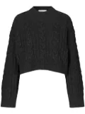 Cecilie Bahnsen cable-knit jumper - Grey