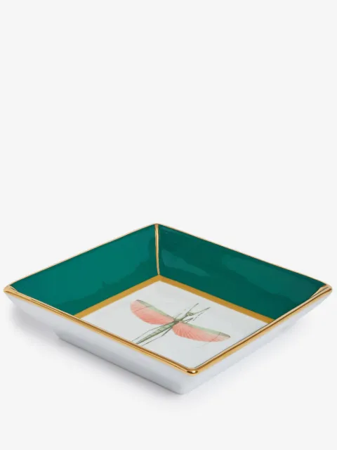 La DoubleJ Libellula porcelain trinket tray