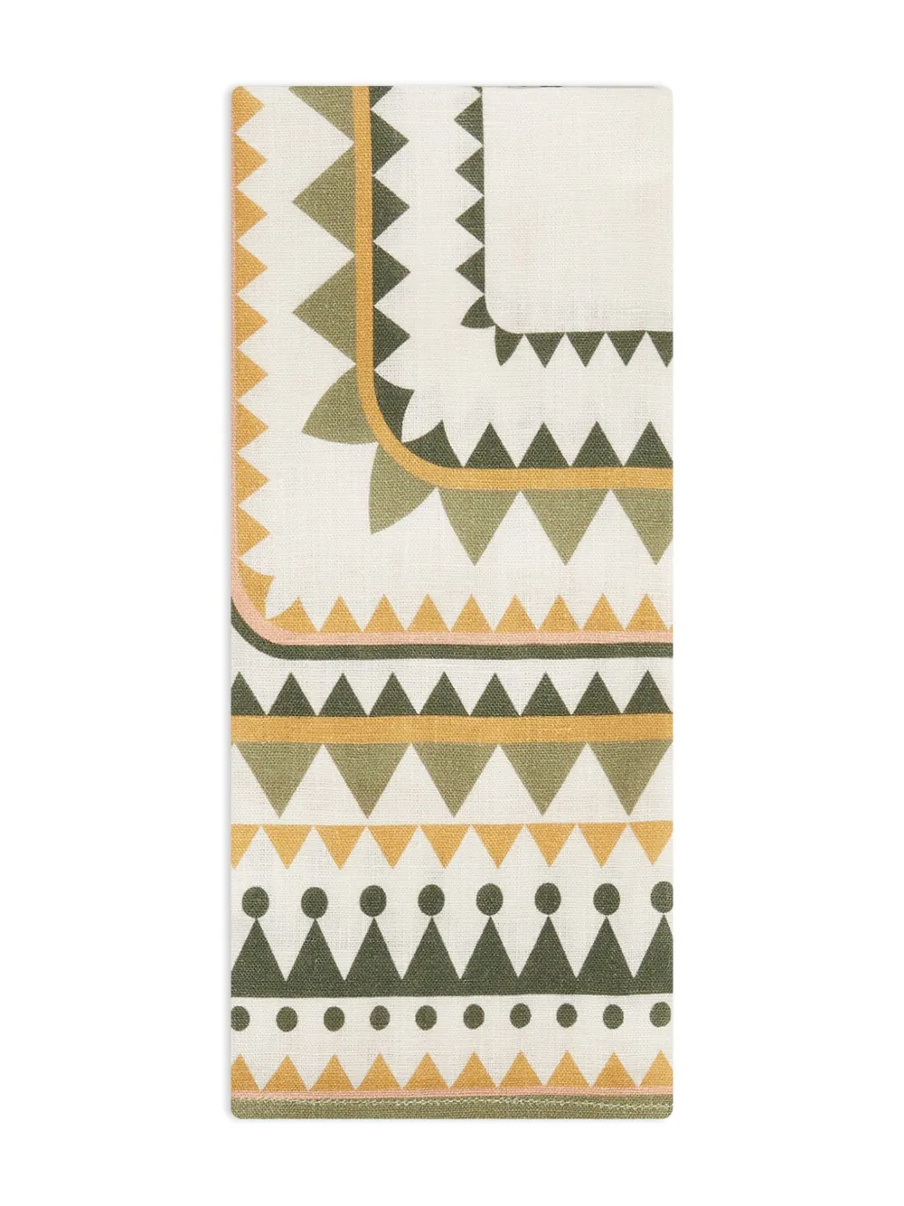 La Doublej Large Doric Placée Napkins (set Of Two) In White