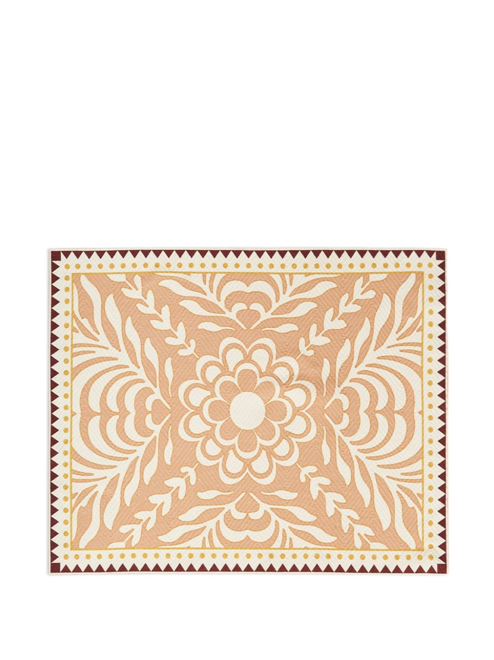 Shop La Doublej Herringbone Placemats (set Of Two) In Nude