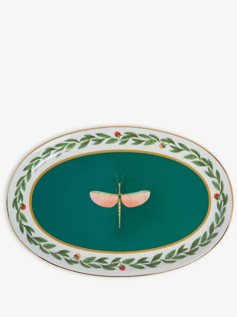 La DoubleJ Libellula oval platter 